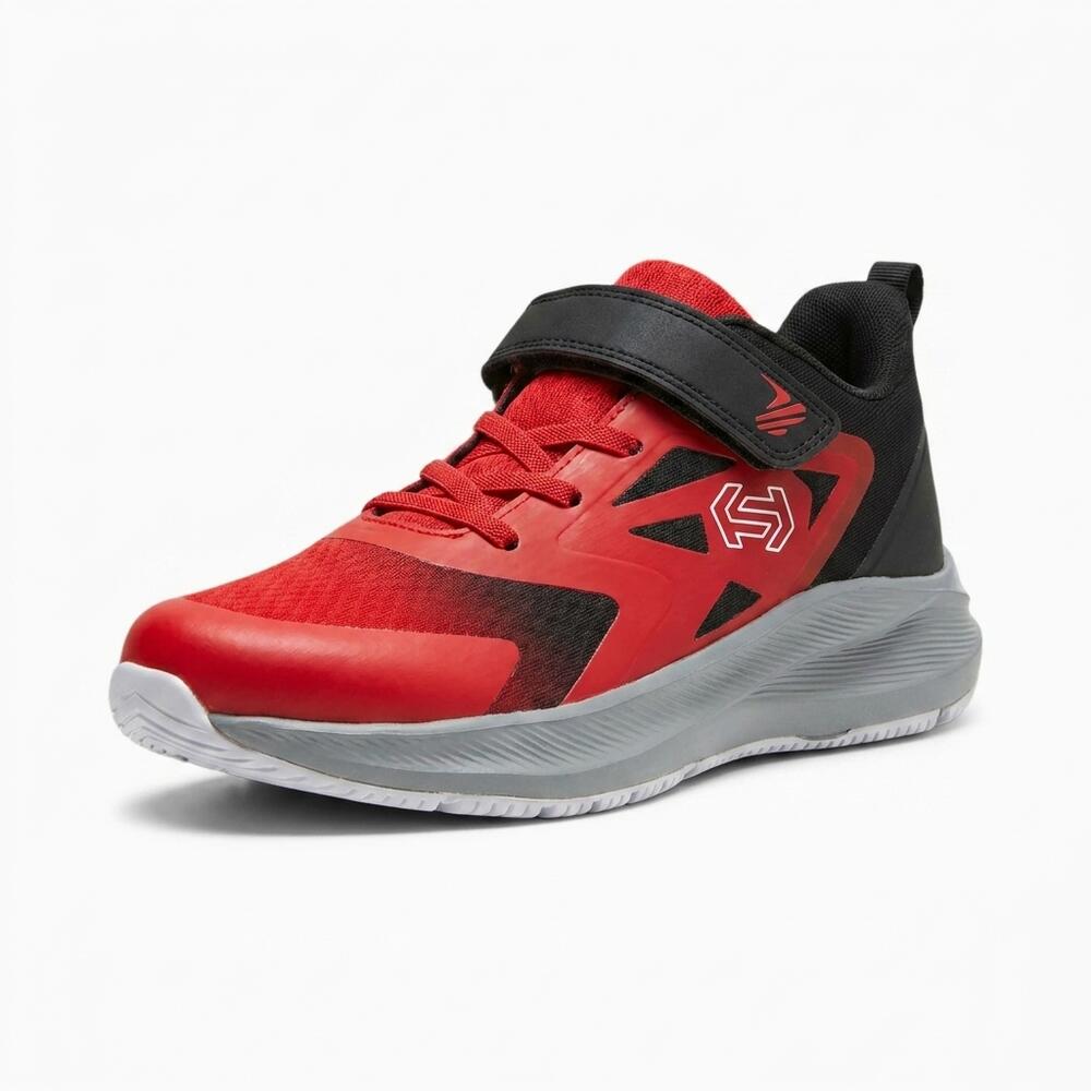 Red/Black Velcro SYSTEM sneaker