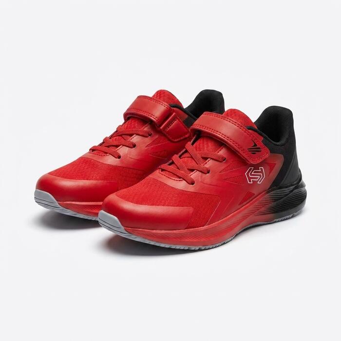 Red Velcro SYSTEM sneaker